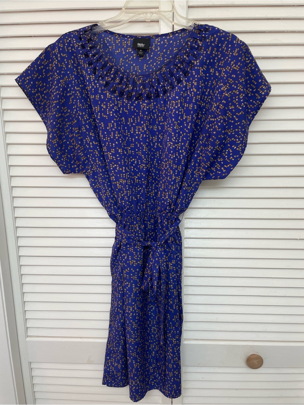 Mossimo Dress with Geometric Print and Tie Waist